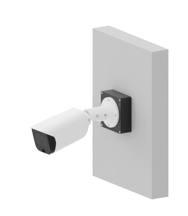 Камера на BOXFORCAM MONO BLACK на стене