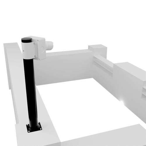 Коробка BOXFORCAM™ MONO — камера на монокоробке на торговой точке островного типа